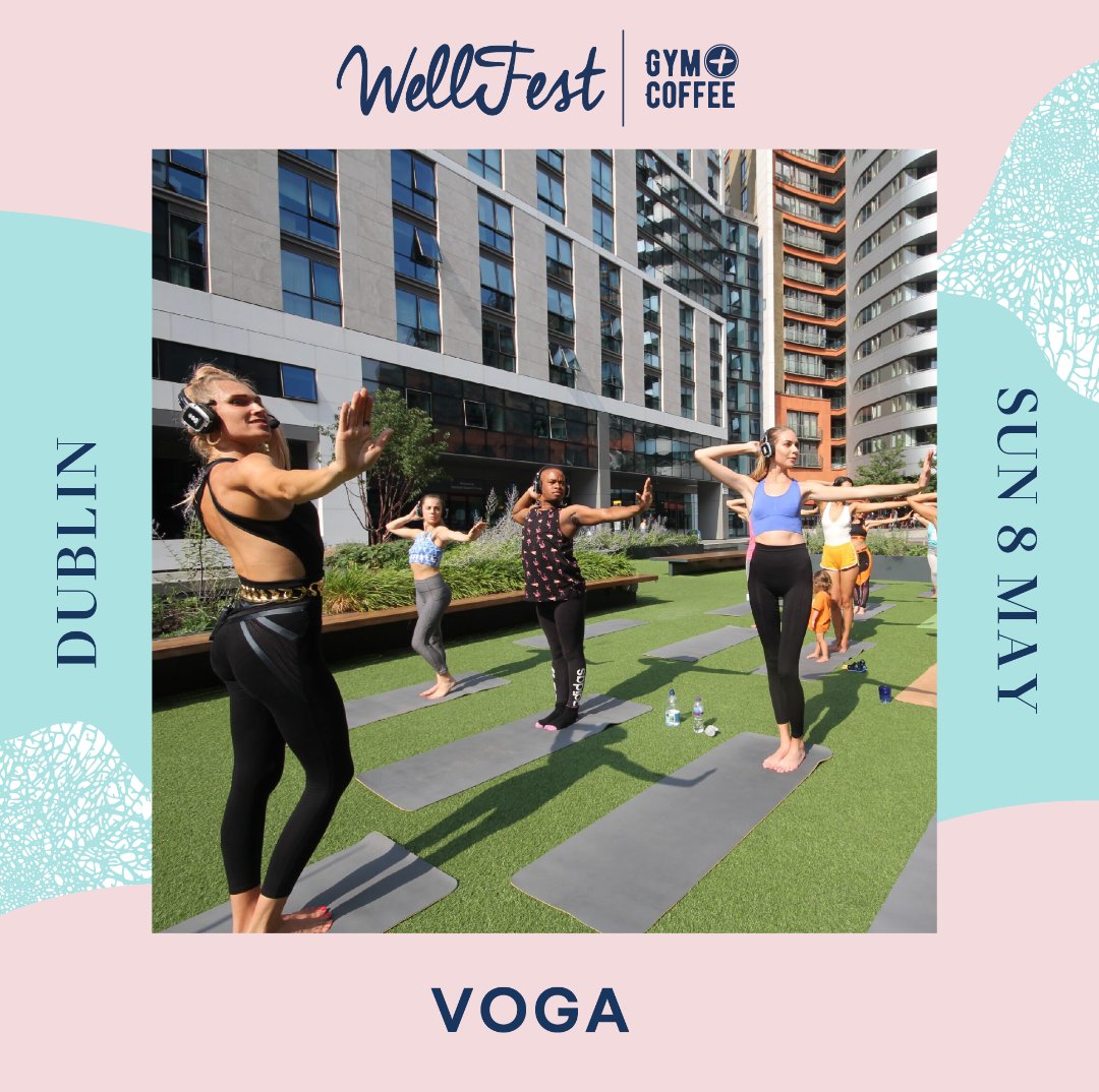 WellFest (@wellfestirl) on Twitter photo Think Vogue. Think Yoga. This is VOGA ✨⚡️💥
We are thrilled to have <a href="/houseofvoga/">House of Voga</a> returning to WellFest 2022 in association with <a href="/gympluscoffee/">Gym+Coffee</a> 🥳 VOGA is a super fun and energetic take on yoga inspired by Madonna's 80s hit 'Vogue' 🕺
#WellFest2022 #gympluscoffee Think Vogue. Think Yoga. This is VOGA ✨⚡️💥
We are thrilled to have <a href="/houseofvoga/">House of Voga</a> returning to WellFest 2022 in association with <a href="/gympluscoffee/">Gym+Coffee</a> 🥳 VOGA is a super fun and energetic take on yoga inspired by Madonna's 80s hit 'Vogue' 🕺
#WellFest2022 #gympluscoffee