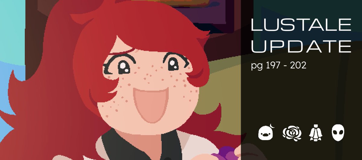 lustaleofficial's tweet photo. Lustale Update! pg 197-202
https://t.co/2TmRiH8ft5
#lustale #fanventure #mspfa https://t.co/0sDzIr37Qi