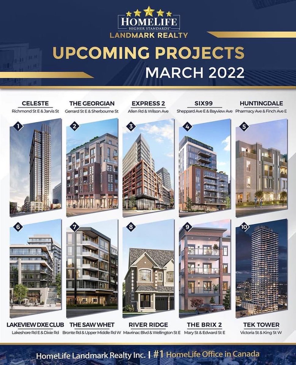 💓Interested in investing in Pre-Construction projects❓

Upcoming Projects in March 2022
Platinum Access and more info:
📞 647-206-7086
📧 wendyyin19@yahoo.com

#torontopreconstruction #preconstruction #condosforsale #newhomes #gtarealestate #gtaprecon #wendyyin #wendyyinrealtor