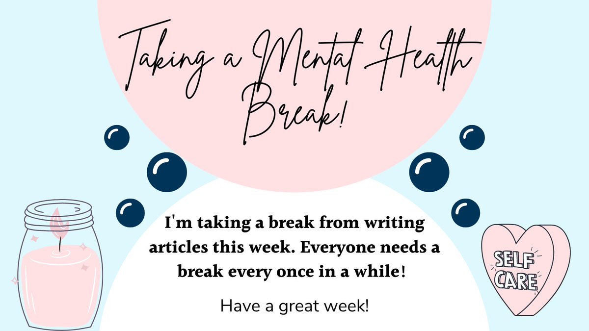 I've been feeling a little drained lately, so I'm going to be taking a short break! Be back soon!