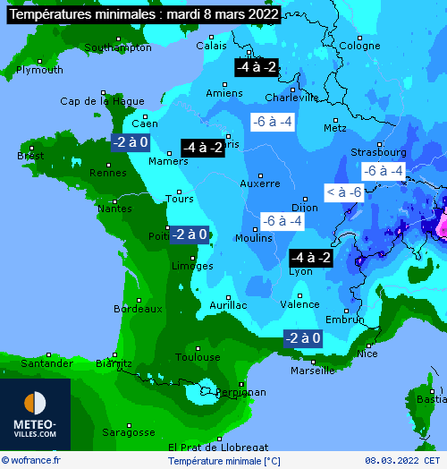 Meteovilles's tweet photo. 🥶Les #gelées s'annoncent de nouveau nombreuses et parfois fortes ce mardi sur l'Est et le Nord de la #France. Ce risque de gelées reculera vers l'Est mercredi avec l'arrivée d'un air plus océanique sur l'Ouest. 

Cartes via https://t.co/4FISWTnyPV https://t.co/XvLaZ4Qsy8