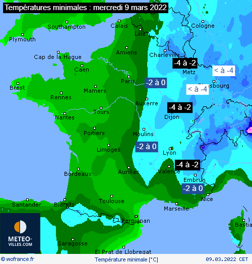 Meteovilles's tweet photo. 🥶Les #gelées s'annoncent de nouveau nombreuses et parfois fortes ce mardi sur l'Est et le Nord de la #France. Ce risque de gelées reculera vers l'Est mercredi avec l'arrivée d'un air plus océanique sur l'Ouest. 

Cartes via https://t.co/4FISWTnyPV https://t.co/XvLaZ4Qsy8