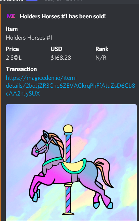First legendary sold in 2 sol
mint price were free
Go get your holder horse
magiceden.io/marketplace/ho…
#HolderHorse #NFT