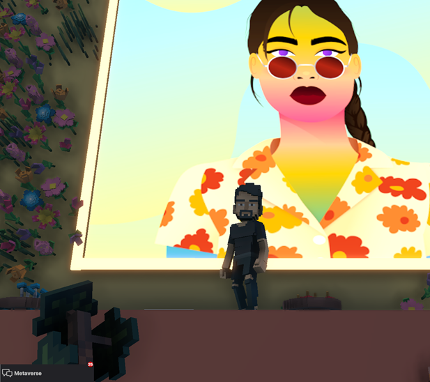 Testllbz's tweet photo. @TheSandboxGame @worldofwomennft I just participated in the daily #SandboxAlphaS2Contest for a chance to earn up to 1,000 $SAND! Day 3 - Selfie with WorldofWomen. Check out my screenshot below! 👇 #SandboxAlphaS2 https://t.co/QZ6Awlu1aB