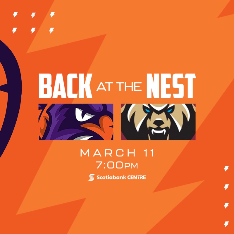 HFXThunderbirds's tweet photo. It's another game week in Halifax, as we get a chance at redemption against the Albany FireWolves this Friday at The Nest⚡️

Best of all, we jump to a 5,000 seat capacity with food and beverage at your seat

Secure your tickets today!

TICKETS: https://t.co/sihrZSe9oA