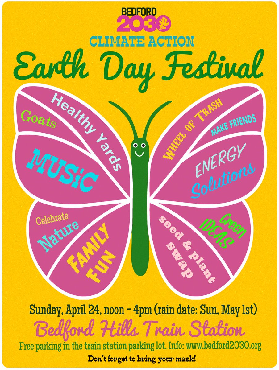 Bedford2030's tweet photo. We are offering FREE tabling for earth-friendly businesses &amp; non-profits at our annual Climate Action Earth Day Festival! There will be music, green ideas, and family activities. We also welcome event volunteers. Tabling spots are limited – reserve today!
https://t.co/h4sj0LYj7k https://t.co/31D2aa2nA7