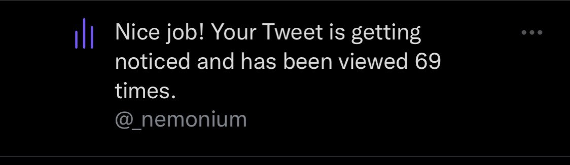 alanfhuerta_'s tweet photo. @nemo13 you doing this on purpose? 🤔 

I tweet @_nemonium it gets viewed 69 times, I minted my dao for 69 ada and it was my 69th transaction 🤣 https://t.co/CuG12lYa1V