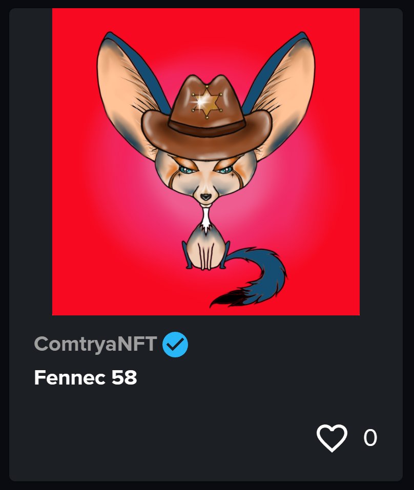 ComtryaNFT's tweet photo. 🚨 🚨 NFT Giveaway 🚨 🚨
We are giving 5 Fennec Fox NFT to the Elastos Community $ela #elastos

Check Fennec Fox 1 to 100 on @elacityofficial

We are giving Fennec #23 // #29 // #58 // #71 // #84

Like and retweet this tweet
Winners will be reveal on Saturday 12th March https://t.co/rACM5FLsA0