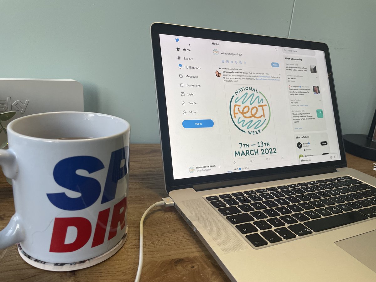 There's only one mug big enough ahead of the <a href="/NatFeetWeek/">National Feet Week</a> twitter hour! #nationalfeetweek