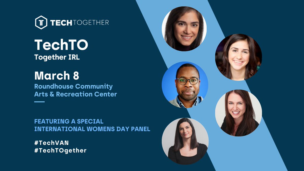 TechTO's tweet image. Kick off 2022 IRL with us, tomorrow in #Vancouver!

For #internationalwomensday2022 we have a special panel of tech leaders joining us to share their insights, inspiring stories, and advice for those looking to make waves in the Canadian Tech Ecosystem.

lnkd.in/dhKbZt7k