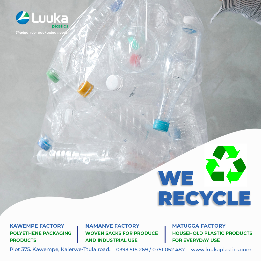 LuukaPlastics's tweet photo. We contribute to protection of the environment through recycling of waste generated at our factory and also collections of used plastic materials from the public.
For more information visit our website https://t.co/PsbIvgjU4f 
#YourPackagingPartner https://t.co/MNUUMzPW1L