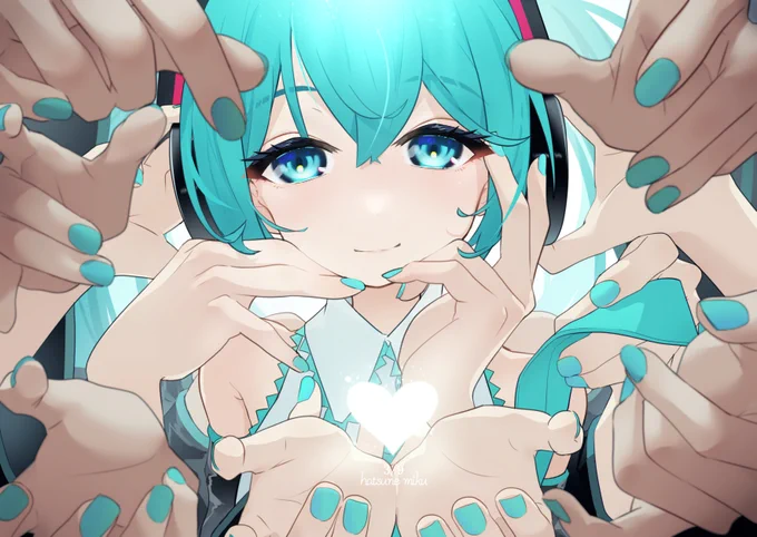 今年もこの日がきました✋🤚
#ミクの日2022 #初音ミク 