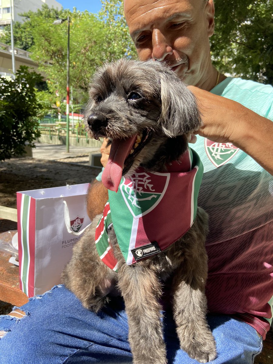 FluminenseFC's tweet photo. A Pretinha é MUITO FLUMINENSE! 

Em breve, você assiste um material especial com ela na #FluTV! 😍😍 https://t.co/FuEs5YSAiU