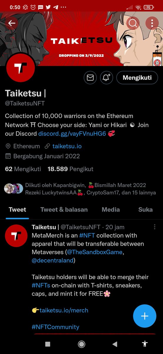bumilcantik17's tweet photo. @missufe @TaiketsuNFT https://t.co/0KSAl5E7HJ
