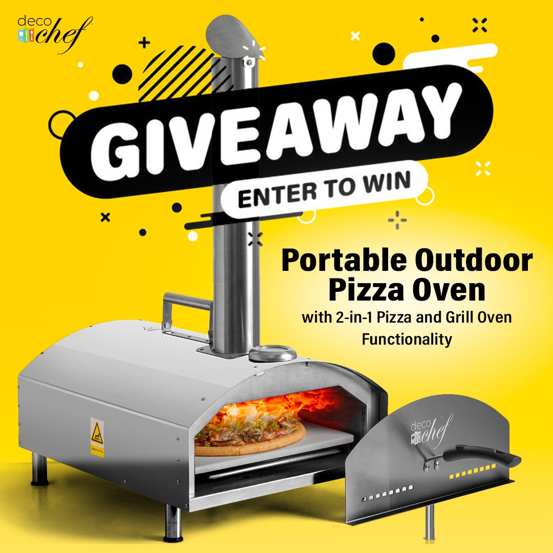 💥 NEW GIVEAWAY ALERT💥

We are excited to announce that we are giving away a Deco Chef Outdoor Pizza Oven!

To enter:
1. MUST FOLLOW US —> @beachcamera
2. RETWEET this post
3. TAG a friend who would love to win! (more tags= more entries)

Winner selected on April 1st!
