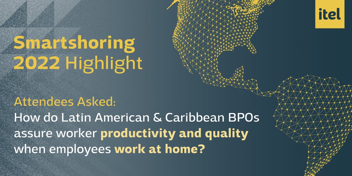 Our Smartshoring 2022 roundtable panelist, Gloria Henry, VP, BPO &amp; Logistics, <a href="/PortAuthorityJa/">Port Authority of Jamaica</a>, explained, WAH spaces are fully assessed to ensure suitability, security, privacy, &amp; connectivity, &amp; WAH operations have reported a 17% increase in employee productivity in Jamaica.