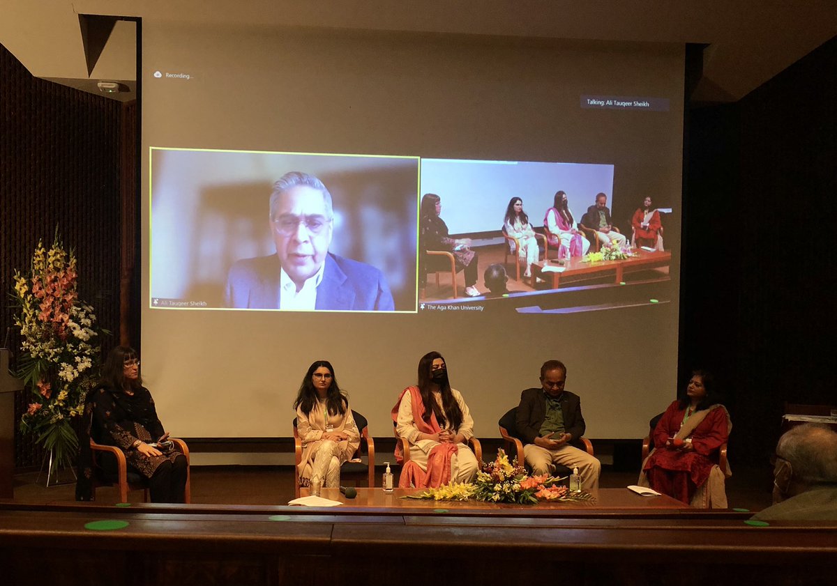 AleenaKashif's tweet photo. Beautifully established link between climate and health at the @AKUGlobal conference; line-up formed by speakers motivated to inform and implement strategies that mitigate the health impacts of climate change #ClimateHealth2022 #AKUIGHD https://t.co/YREVru71Pz