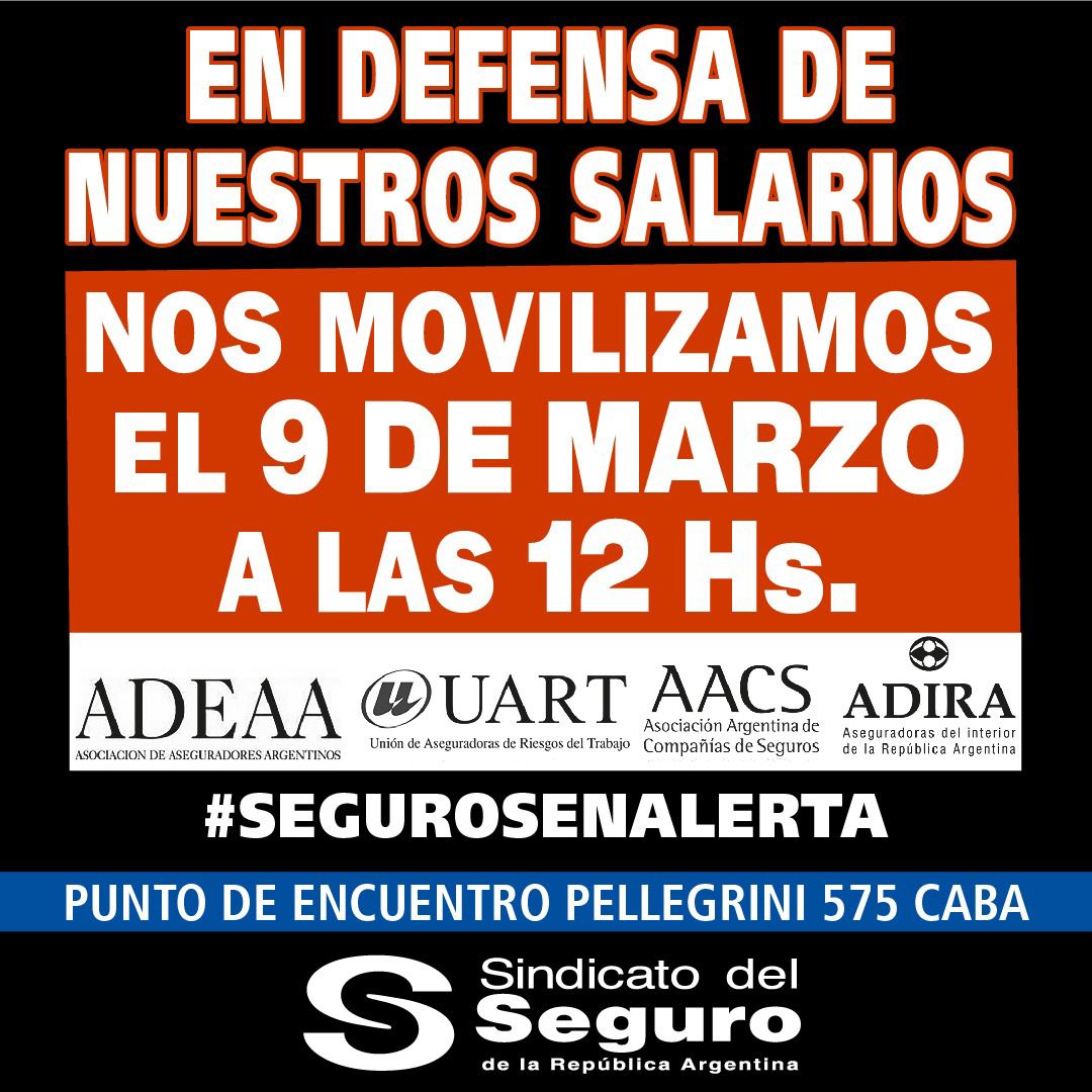 rocioduar's tweet photo. Estamos exigiendo la urgente recomposición salarial para los/as  trabajadores/as de Seguros de todo el país. 

#paritariasenseguros #accióngremial #tenemosfuturo #seguros https://t.co/jJVbeJ5pxV