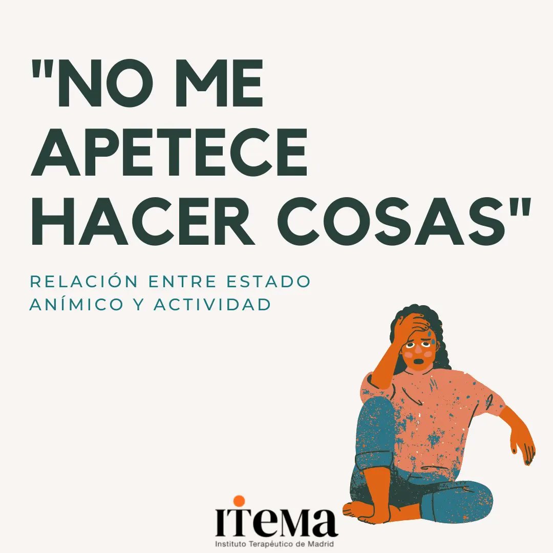 👉 NO ME APETECE HACER COSAS: relación entre estado anímico y actividad

No es fácil remontar los estados de pereza, apatía y ganas de hacer cosas, pero la clave está precisamente en obligarse a hacerlas.

Carmen Sancha (<a href="/psiconmigo/">Carmen Sancha</a>) escribe: instagram.com/p/CazdXO_tJ0N/…