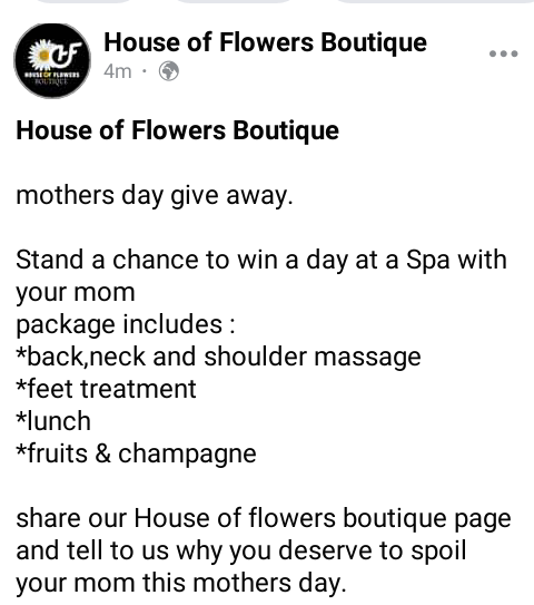 House of flowers tweet media