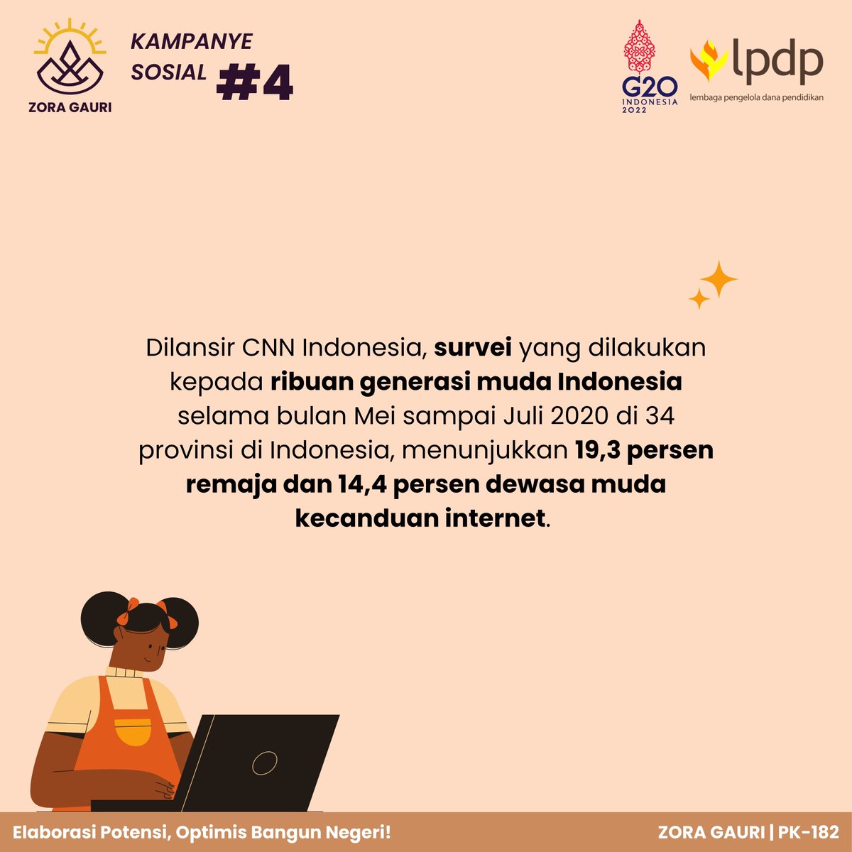 mibsetyawan's tweet photo. LPDPrens, gadget itu pedang bermata dua. Mari gunakan secara cermat untuk mendukung karya.
@LPDP_RI 
#LPDP #PK182 #ZoraGauri #DiriUntukNegeri #IndonesiaTangguhIndonesiaTumbuh #SDMUnggulIndonesiaMaju #AkuPastiMengabdi #RecoverStrongerRecoverTogether https://t.co/ELlc9uznUT
