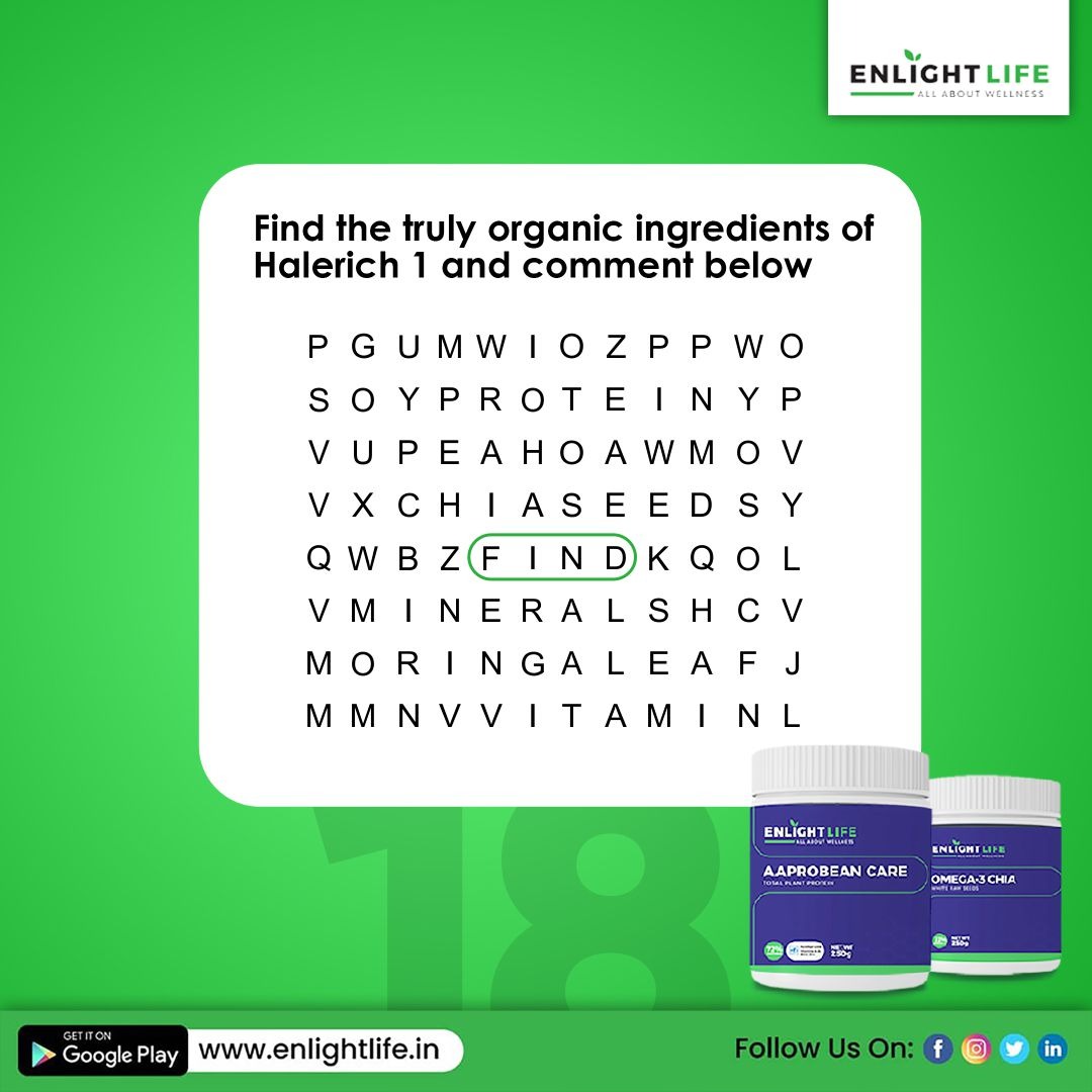 _enlightlife's tweet photo. Who doesn’t like solving puzzles , especially when they are this healthy . Let us know how many ingredients you can find below in the comment section.

#ingredients #health #healthy #plantbasednutrition
#nutrition #trivia #mondaymotivation #mondayblues #puzzle #quiz #comments https://t.co/ww5Poh9ov9