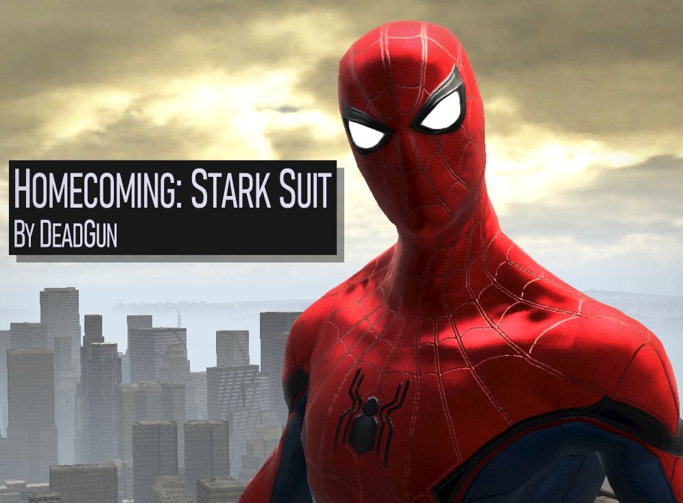 Spider-Man (Stark Suit) - PNG (4) by DHV123 on DeviantArt