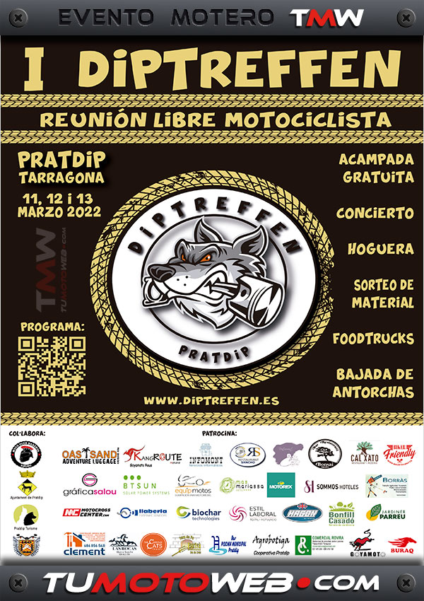 Tumotoweb's tweet photo. Este finde llega... #DIPTREFFEN 2022..!! en #Pratdip #Tarragona ¿Te la vas a perder? Toda la info...👉https://t.co/xPe0NjApFi | https://t.co/toWXq2G2pb 🏍️❄🔥🍺✌️..!! #Tumotoweb #EventosTMW #Invernales #Motos #Motorcycles #Moteros #Moteras #Bikers  #diptreffenpratdip @diptreffen https://t.co/Cvc5wmAdjP
