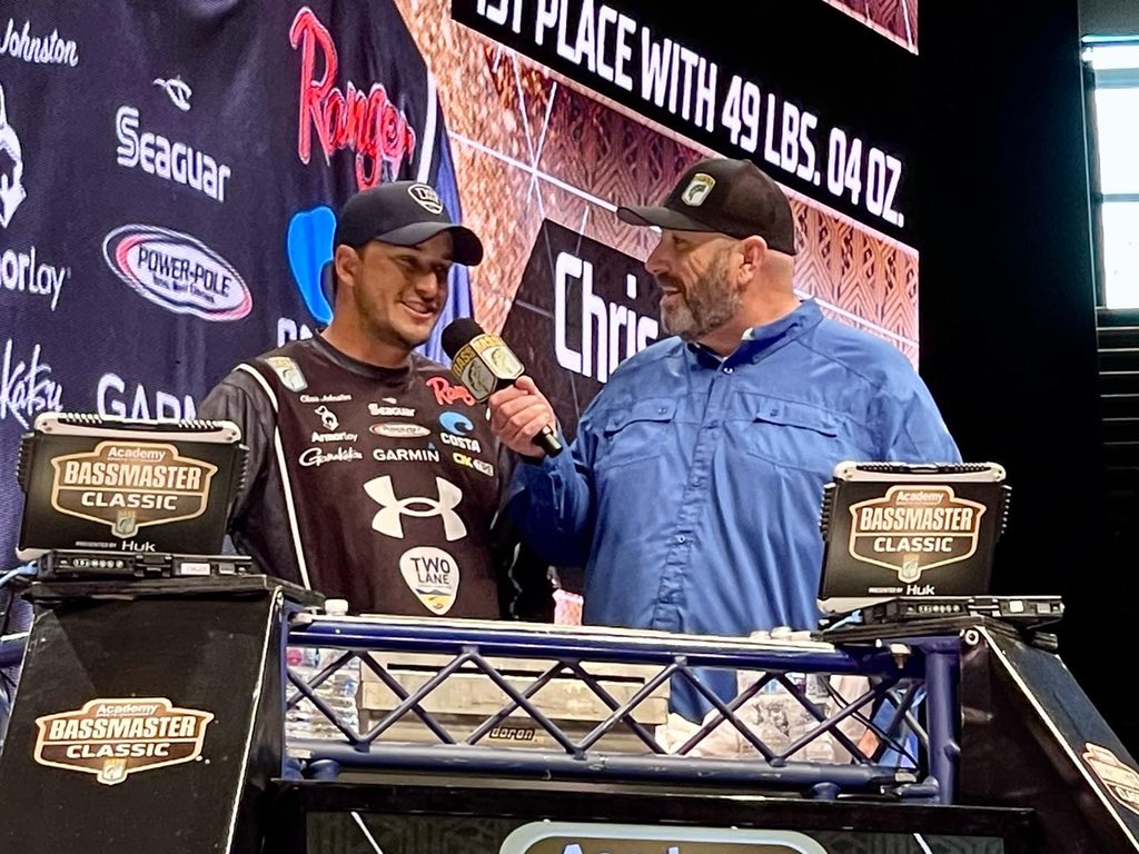 FishHardDave's tweet photo. Kudos & congrats to Chris Johnston on an awesome @bassmaster Classic Championship Sunday and a great 5th place finish!π¨π¦π¨π¦π¨π¦#BassmasterClassic #Top5Finish https://t.co/Y2j3CawjpM