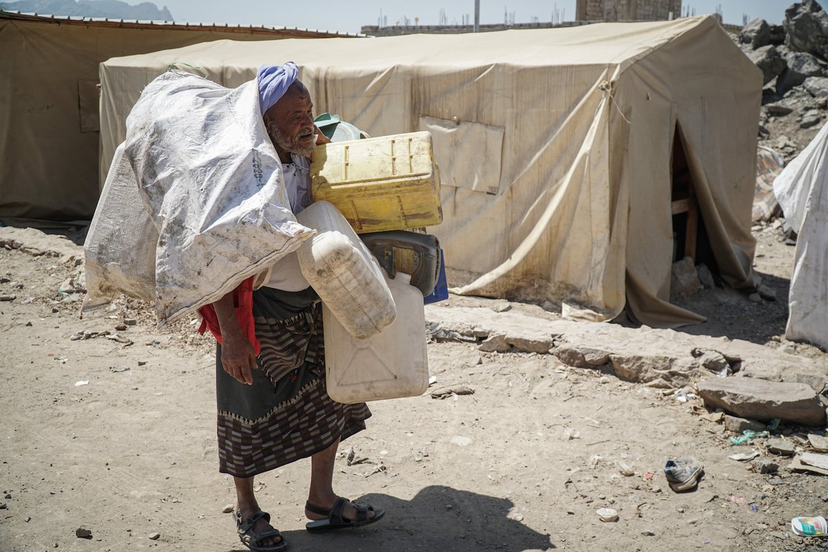 UNICEF_Yemen's tweet photo. Almost 21 million people, or nearly 70 percent of the total population in Yemen, need life-saving humanitarian assistance. This includes 11.3 million children or nearly 80 percent of children. That is four out of five children.

#YemenCantWait https://t.co/NIQPfNyF87