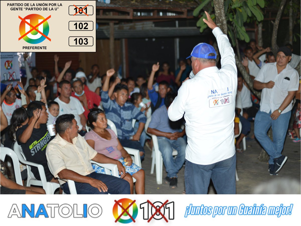 AnatolioL's tweet photo. #Guainía| Estamos en la recta final de la campaña electoral, pero en el punto de partida de mucho trabajo por el bienestar y el progreso del departamento desde la Cámara de Representantes. ¡GRACIAS POR EL RESPALDO!
VOTA U101 🗳 #JuntosPorUnGuainíaMejor. 
@partidodelaucol #U101 https://t.co/XrnBYZ957P