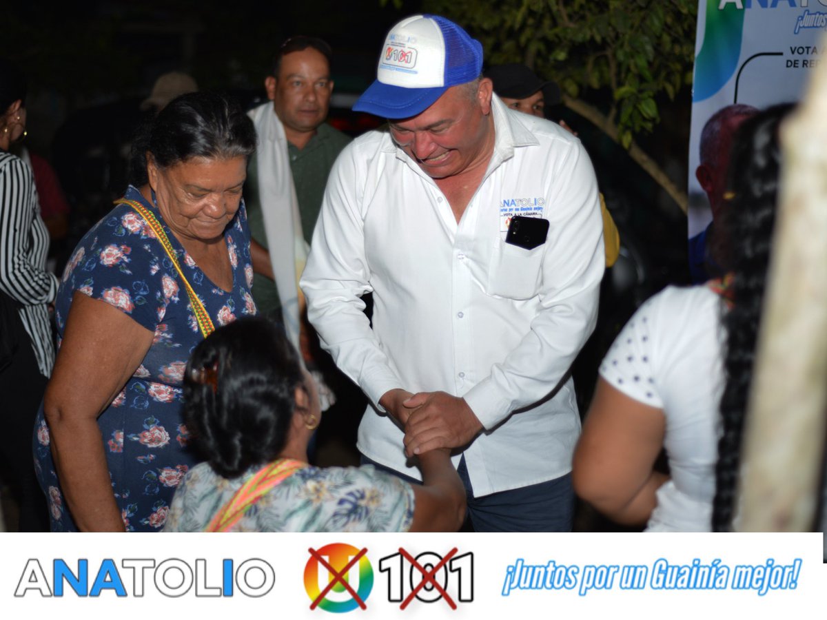 AnatolioL's tweet photo. #Guainía| Estamos en la recta final de la campaña electoral, pero en el punto de partida de mucho trabajo por el bienestar y el progreso del departamento desde la Cámara de Representantes. ¡GRACIAS POR EL RESPALDO!
VOTA U101 🗳 #JuntosPorUnGuainíaMejor. 
@partidodelaucol #U101 https://t.co/XrnBYZ957P