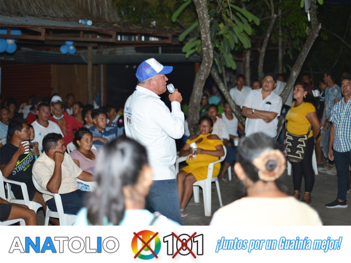 AnatolioL's tweet photo. #Guainía| Estamos en la recta final de la campaña electoral, pero en el punto de partida de mucho trabajo por el bienestar y el progreso del departamento desde la Cámara de Representantes. ¡GRACIAS POR EL RESPALDO!
VOTA U101 🗳 #JuntosPorUnGuainíaMejor. 
@partidodelaucol #U101 https://t.co/XrnBYZ957P