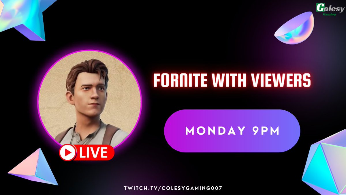Colesy_Media's tweet photo. After a fantastic stream this morning! - I have another great stream tonight :)
We go live at 9PM with @FortniteGame!!
https://t.co/8kfZwANakU
#Fortnite #BattleRoyale #BuildBattle #eSports #Twitch #NetworkNation #SupportSmallStreams https://t.co/Dzw38TODB6