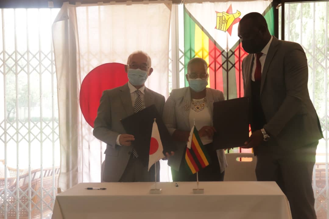 Signing ceremony between 4-H Zimbabwe and Embassy of Japan in Zimbabwe