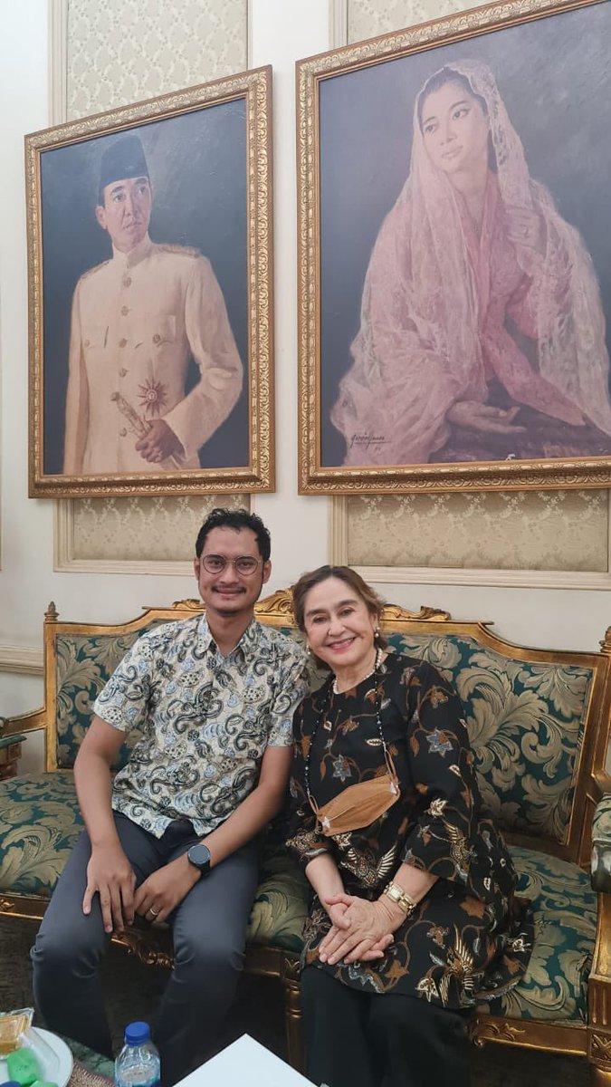 Gak nyangka ketemu mamah di Kediaman Guruh Soekarna Putra. 🤭