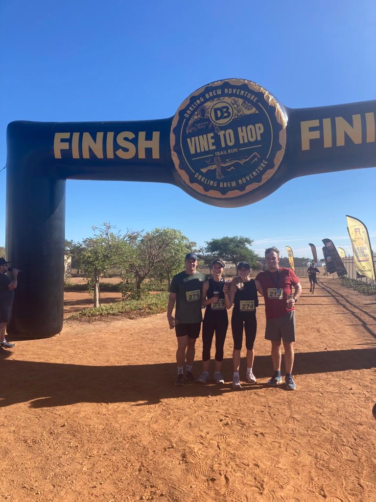 DarlingBrew's tweet photo. Thank you to all the trail runners &amp; their supporters who pulled in at our #DBTasteroom in Darling after the first-ever Vine to Hop race day in collaboration with @GrootePost . It was a great honour to help you re-stock those carb stores after that epic run 🏃🏾🏃🏽‍♀️#VTH2022 https://t.co/7Ga7jzCCVr