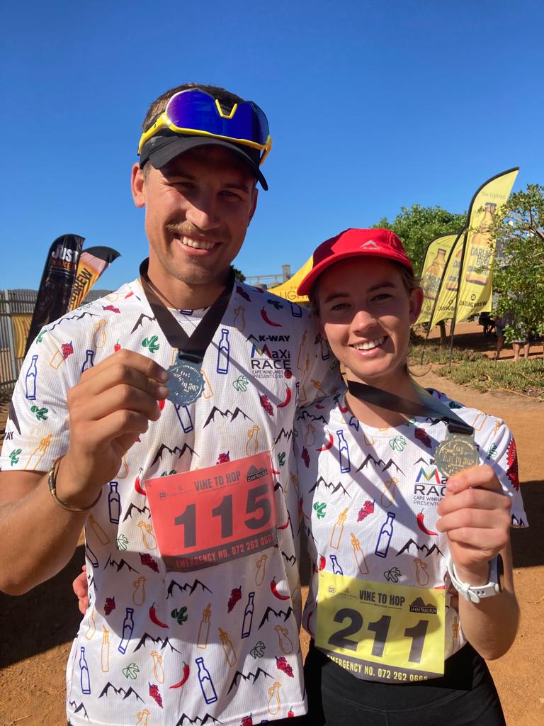 DarlingBrew's tweet photo. Thank you to all the trail runners &amp; their supporters who pulled in at our #DBTasteroom in Darling after the first-ever Vine to Hop race day in collaboration with @GrootePost . It was a great honour to help you re-stock those carb stores after that epic run 🏃🏾🏃🏽‍♀️#VTH2022 https://t.co/7Ga7jzCCVr