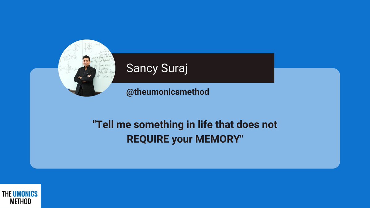 umonics's tweet photo. Memory plays an important part in life. Memory is necessary for all learning since it allows you to store and retrieve information.
#theumonicsmethod #learningmethod #preschoolactivities #singapore #singaporepreschool #learningmethods #FREETRIAL https://t.co/d5Gll1KquL