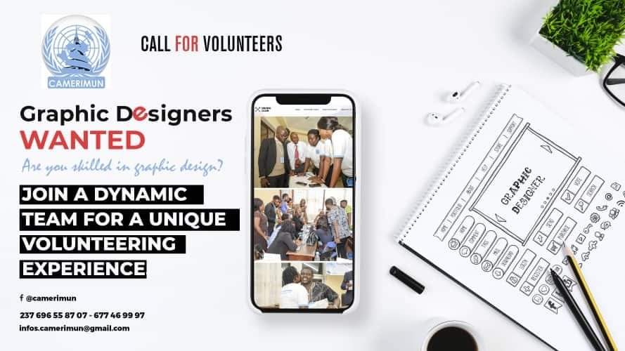 CAMERI_MUN's tweet photo. The CAMERIMUN Secretariat is looking for a creative team member

Apply by sending your CV + portfolio to : infos.camerimun@gmail.com 

Deadline: 16th March 2022

Tag a young and prolific designer you know.
#ModelUnitedNations #mun237 #CAMERIMUN #Cameroon #yaounde https://t.co/kYfv4cJGTW