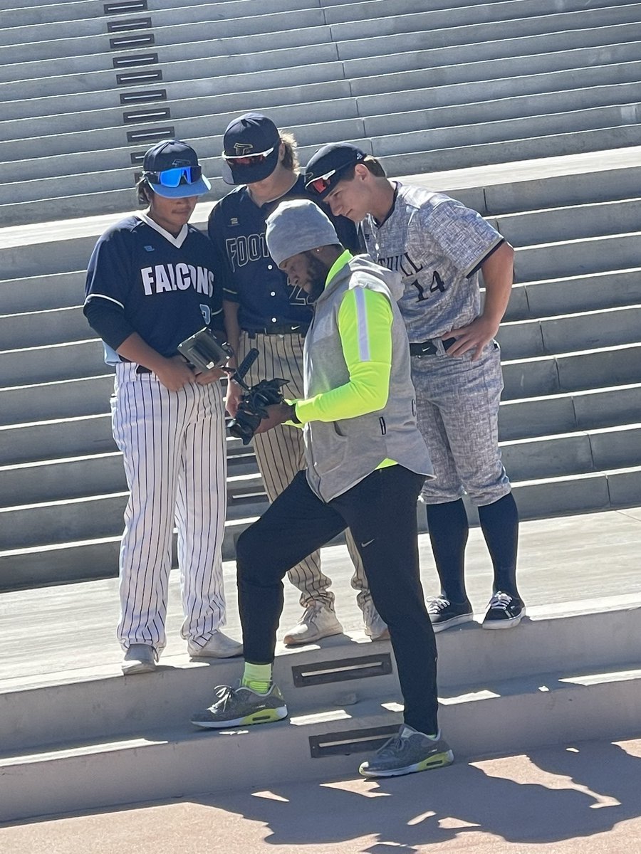 FHSNVbaseball's tweet photo. Baseball Media Day.  Your team captains represented!  #FalconBaseball #GoFoothill https://t.co/7oPeOeisvg