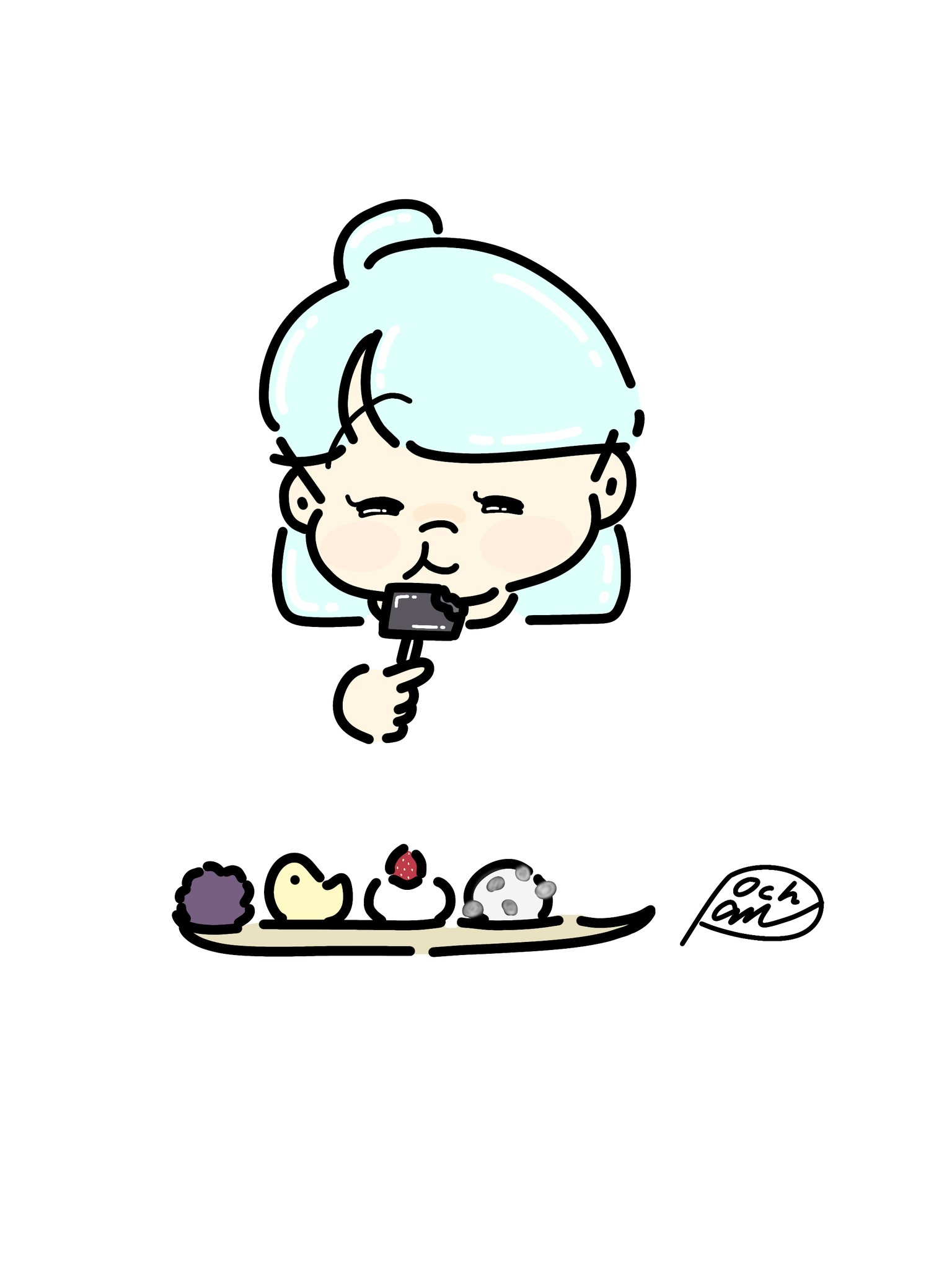 Pochan イラスト Pochanpochan123 Twitter