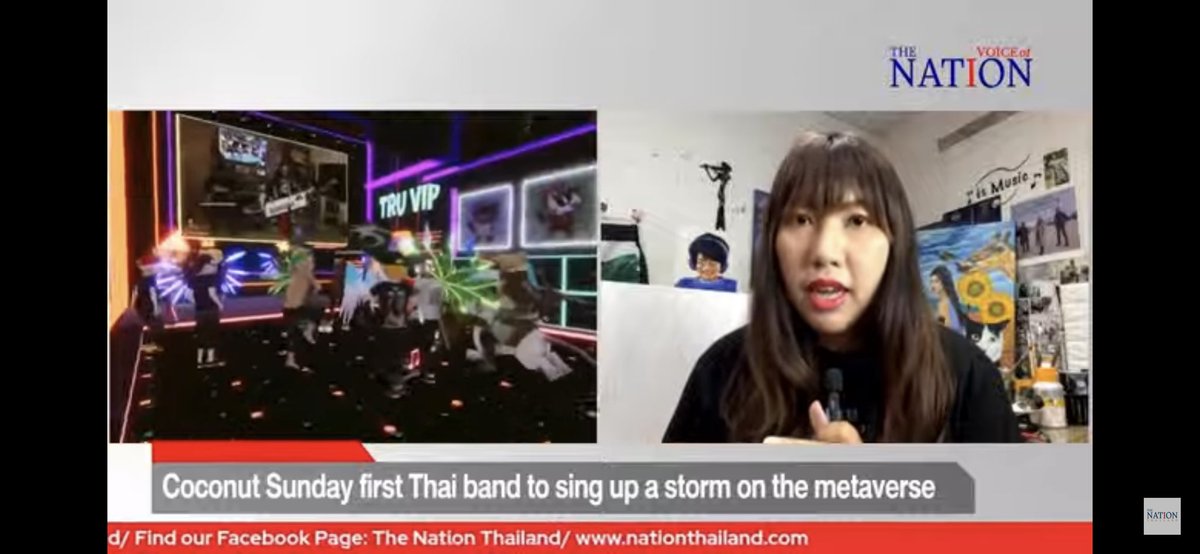 Live interview about Coconut Sunday, first band from Thailand, perform in the Metaverse 💜

Nft on opensea: CoconutSunday Universe 
opensea.io/collection/coc… 

youtu.be/dbogjAAfnwo

#Metaversenft #Metaverseconcert 
#CoconutSunday #MetaverseBand #MusicNFTs