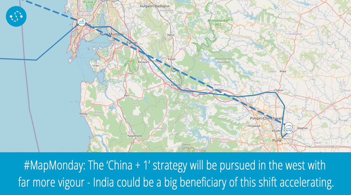 shipitto's tweet photo. It's #MapMonday again - Navigating India’s Markets Through The #Russia-#Ukraine Conflict - the west will consider reducing #supplychain concentrations, the ‘#China + 1’ strategy will be pursued with vigour. #India stands to benefit

More: https://t.co/mCZsxY7zi7
#Logistics #Cargo https://t.co/DucQwvTXZD