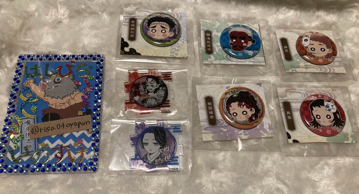 risa04oyapun's tweet photo. 【譲渡】鬼滅の刃 原画展 プチ缶バッジ アクリルパズル

譲＊画像
求＊各100円＋送料

郵送でのお取引になります。
お気軽にお声がけください。
よろしくお願い致します。 https://t.co/2h98ok1SgR