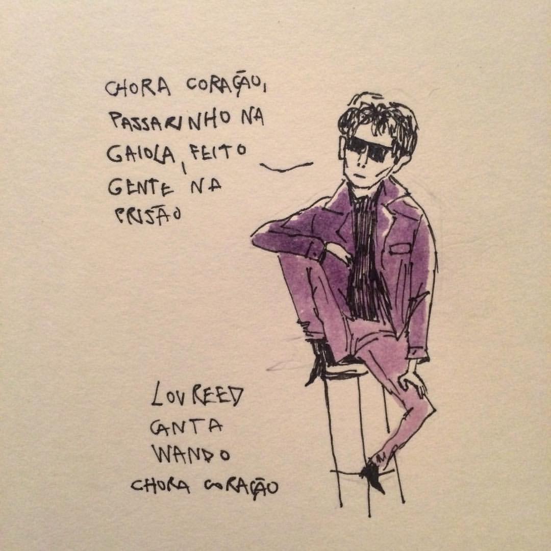 elcerdo's tweet image. #LouReed canta #Wando