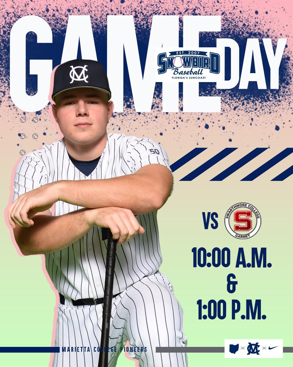 EttaExpress_MC's tweet photo. Two big games today in the Florida sunshine. You can catch the games online. #EttaExpress #PioNation #d3baseball https://t.co/4avbseyjuK