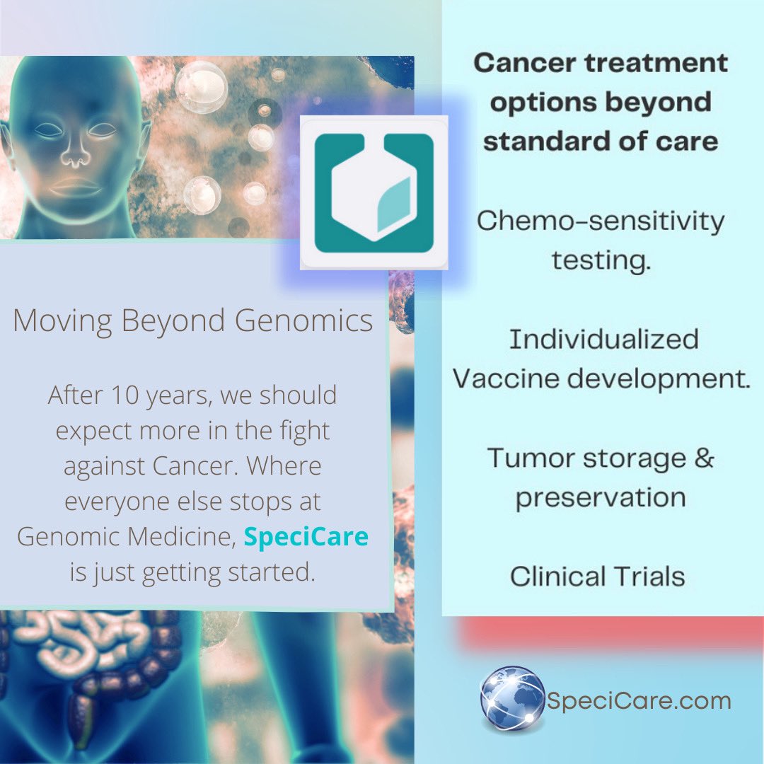specicare's tweet photo. https://t.co/4pdNhWBTLz #PrecisionMedicine #MedTwitter #Medical #Atlanta #BeALifeSaver #beatcancer #InnovationForEveryone #telehealth #CancerAwareness #clinicaltrials #Clinicaltrial #Health #PatientCare #PatientVoice https://t.co/VdlFJ2eHuB