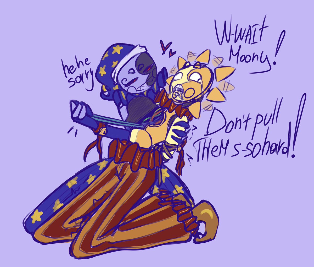 M//oony plays with wires 💫

#moondropnsfw #moondrop #sundropnsfw #sundrop #sunnydropnsfw #fnafNSFW