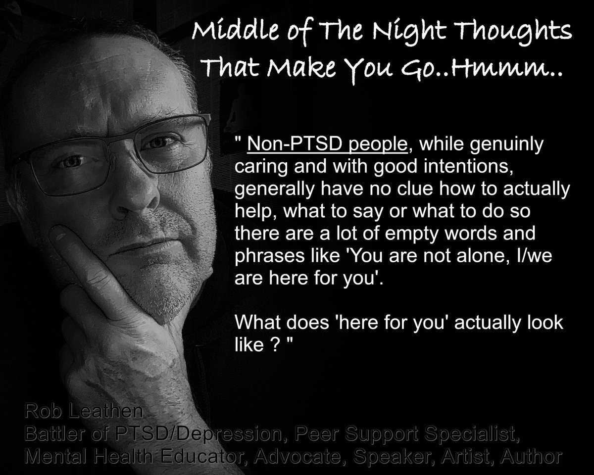 What does "here for you" look like to you?